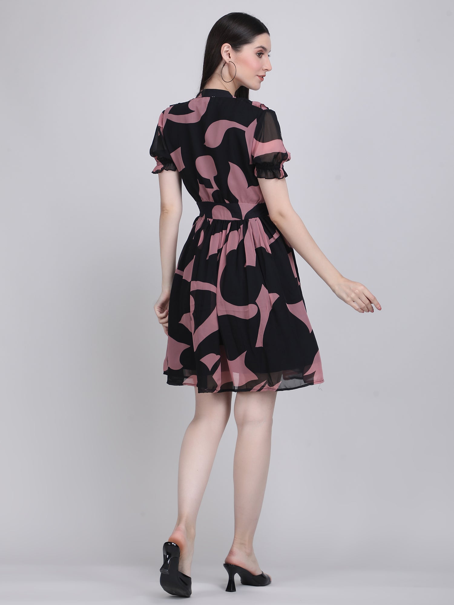 Twilight Ruffle Midi Dress