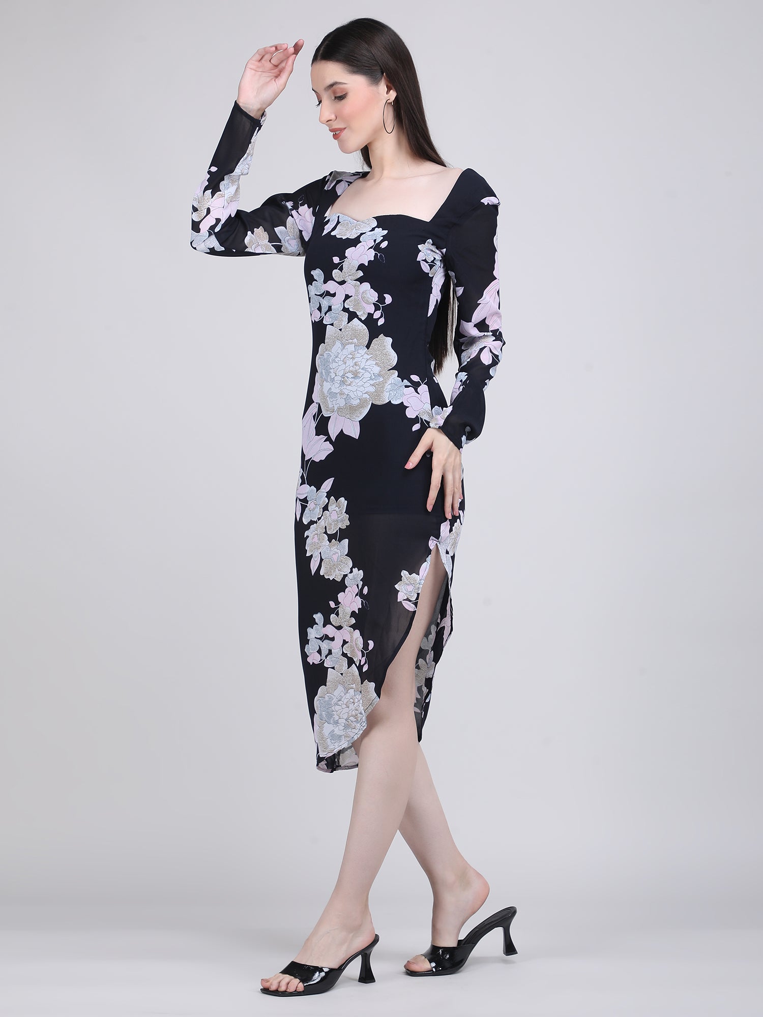 Black Orchid Bloom Dress