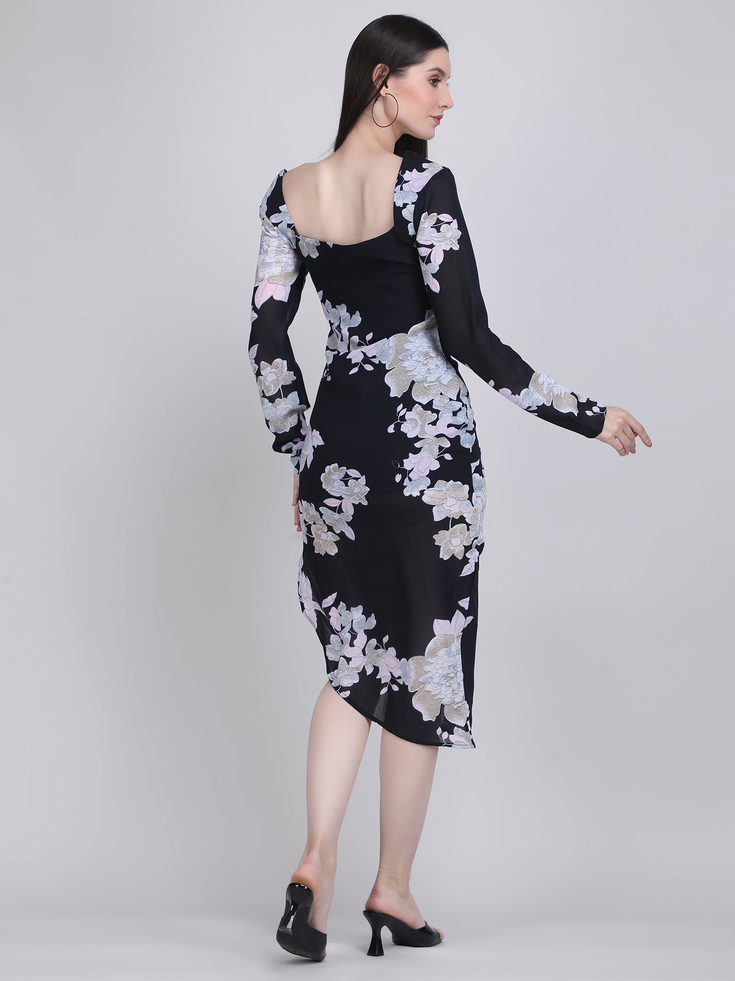 Black Orchid Bloom Dress