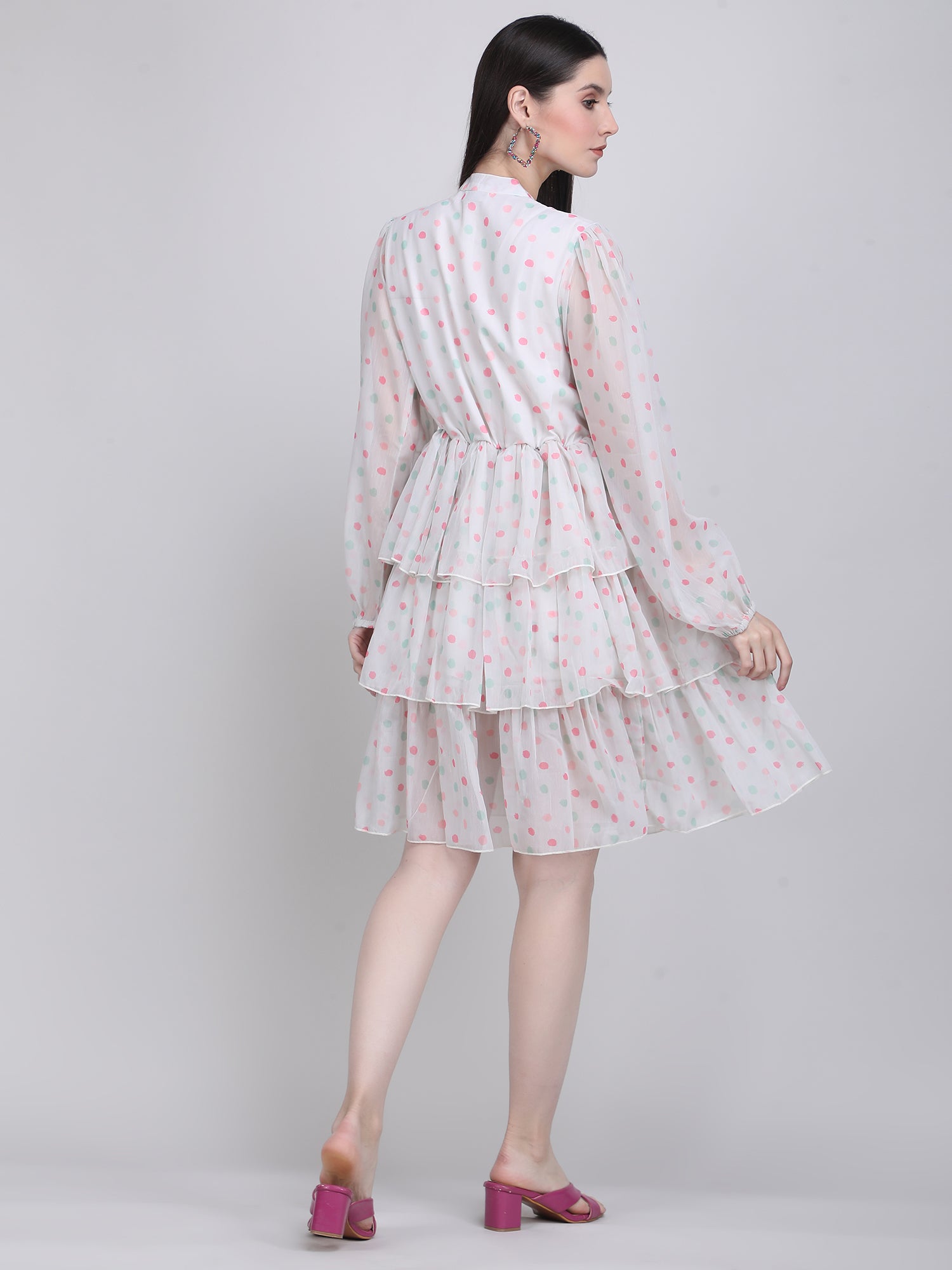 Pastel Polka Charm Dress