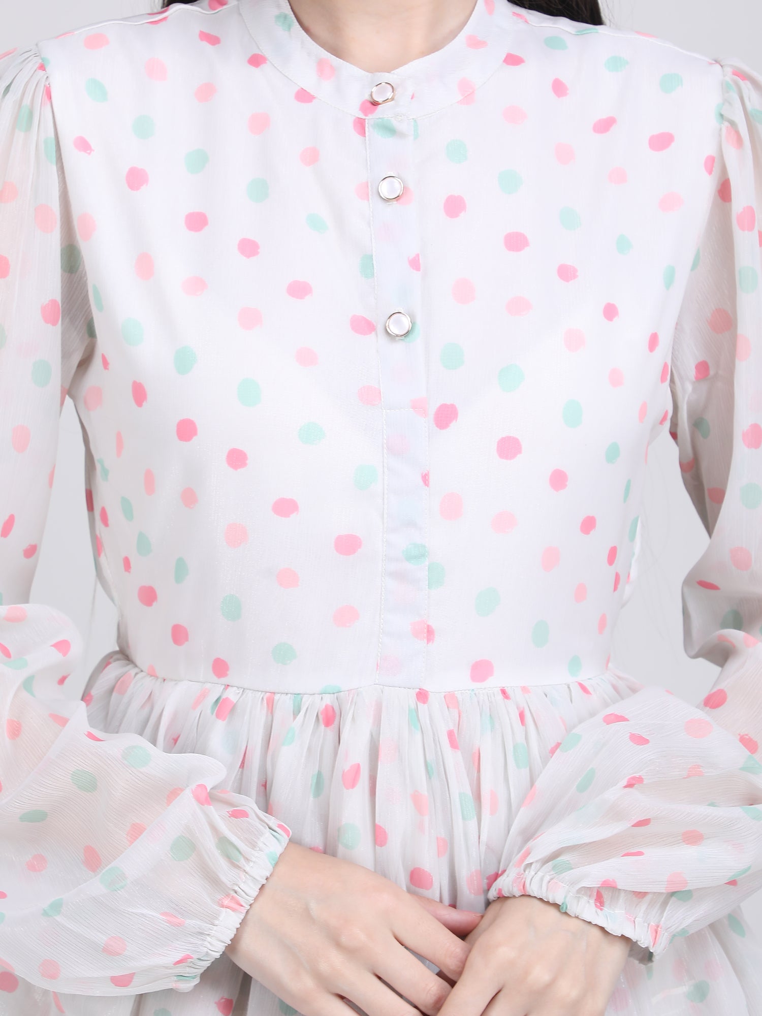 Pastel Polka Charm Dress