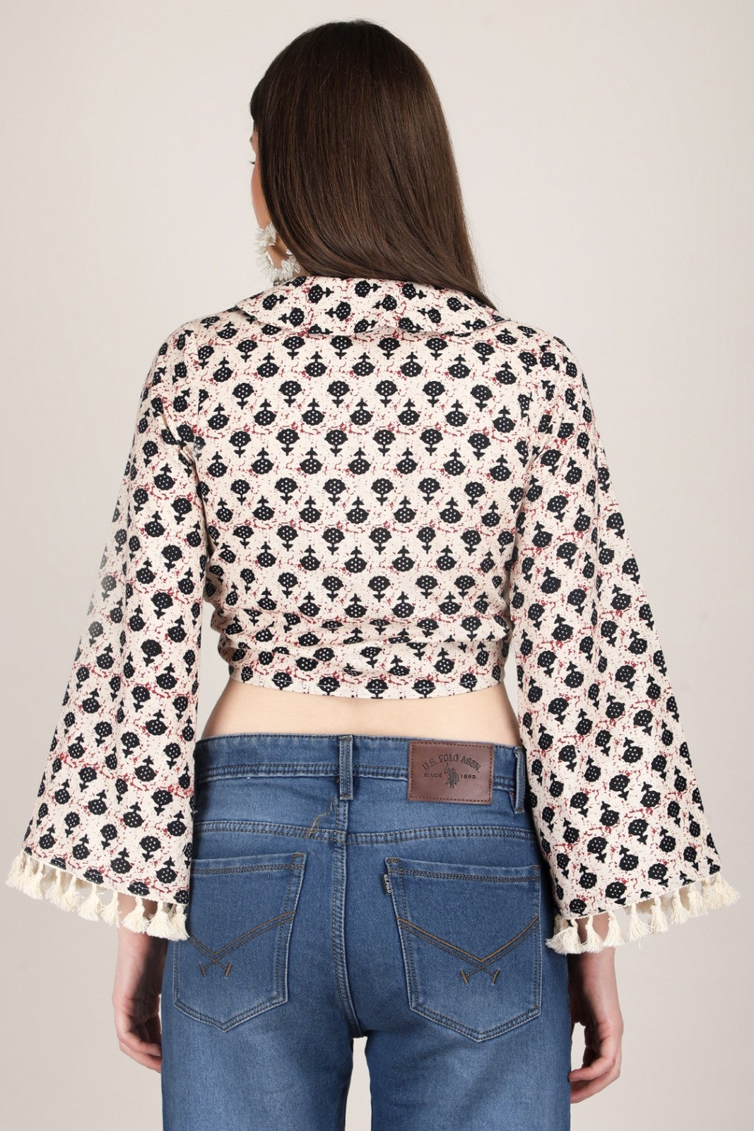 Boho Blossom Tie-Up Top