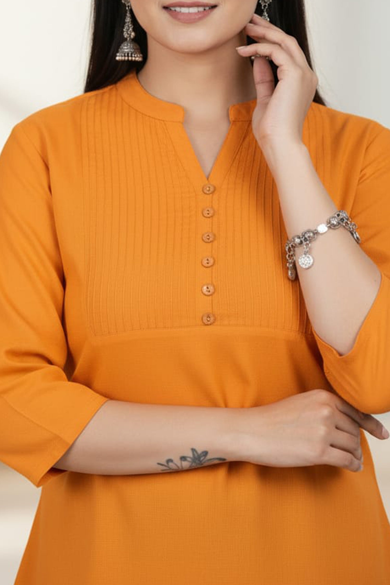 Sunbeam Button Kurti