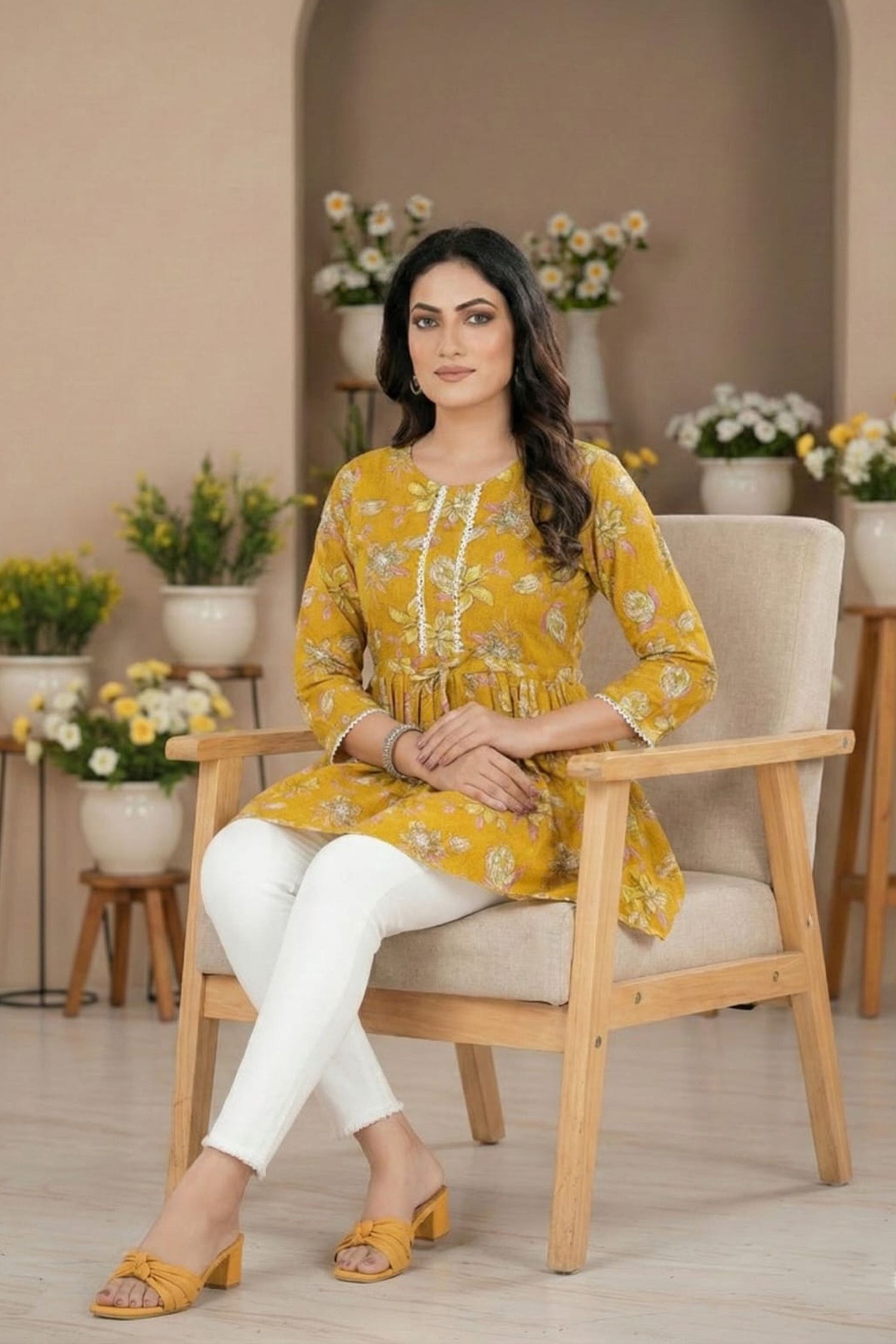 Botanic Muse Kurti