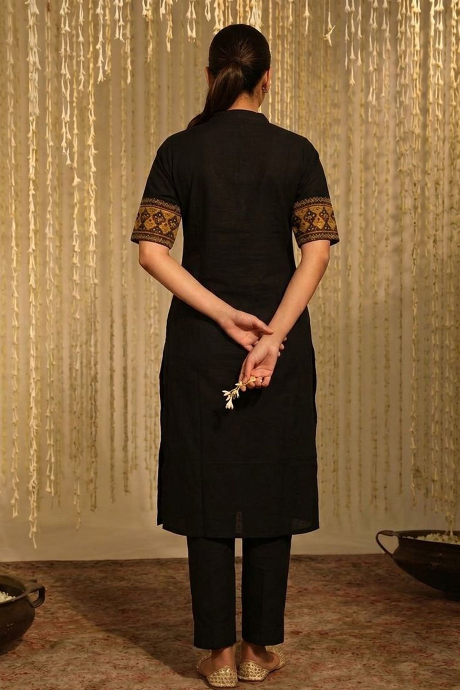 Women Embroidered Straight Kurta | Ethnic Cotton Blend Kurta for Women | Festive Wear, Office Wear, Casual Traditional Kurta