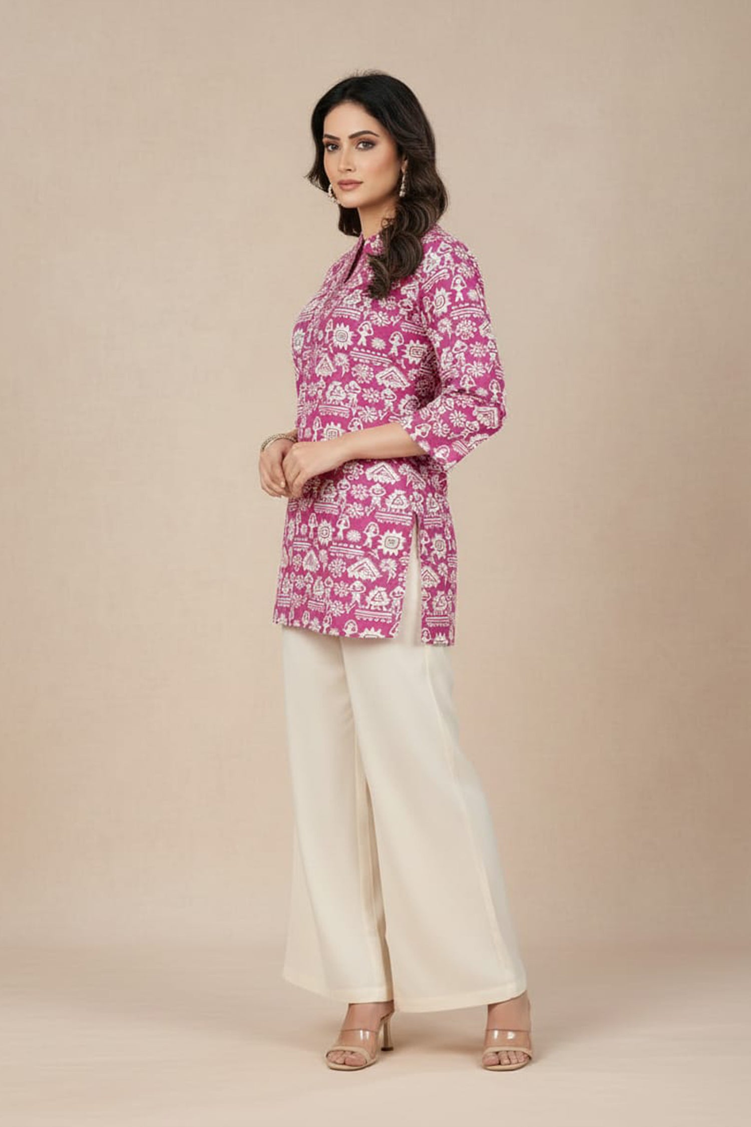 Rose Charm Kurti