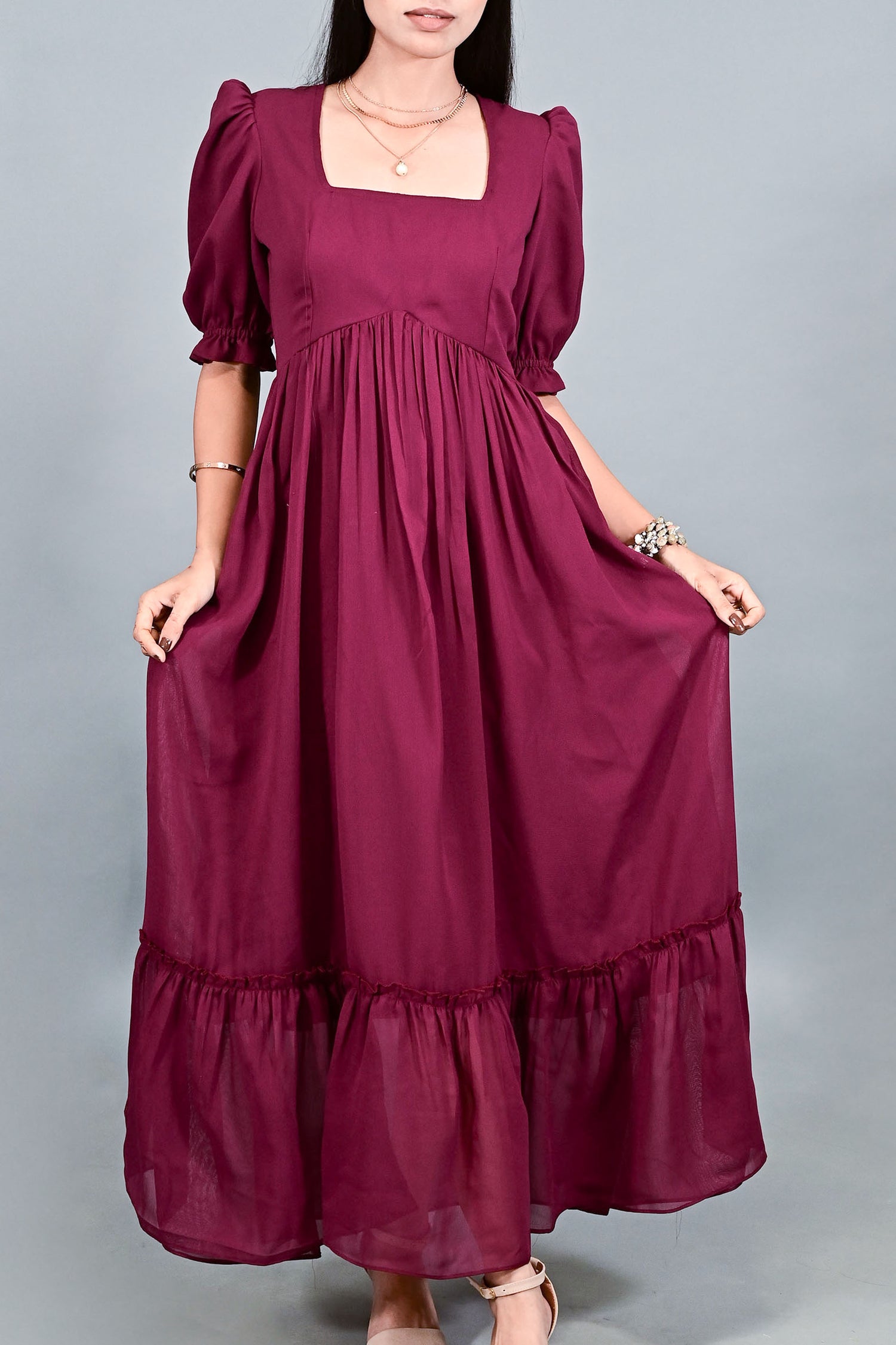 Mulberry Grace Empire Dress