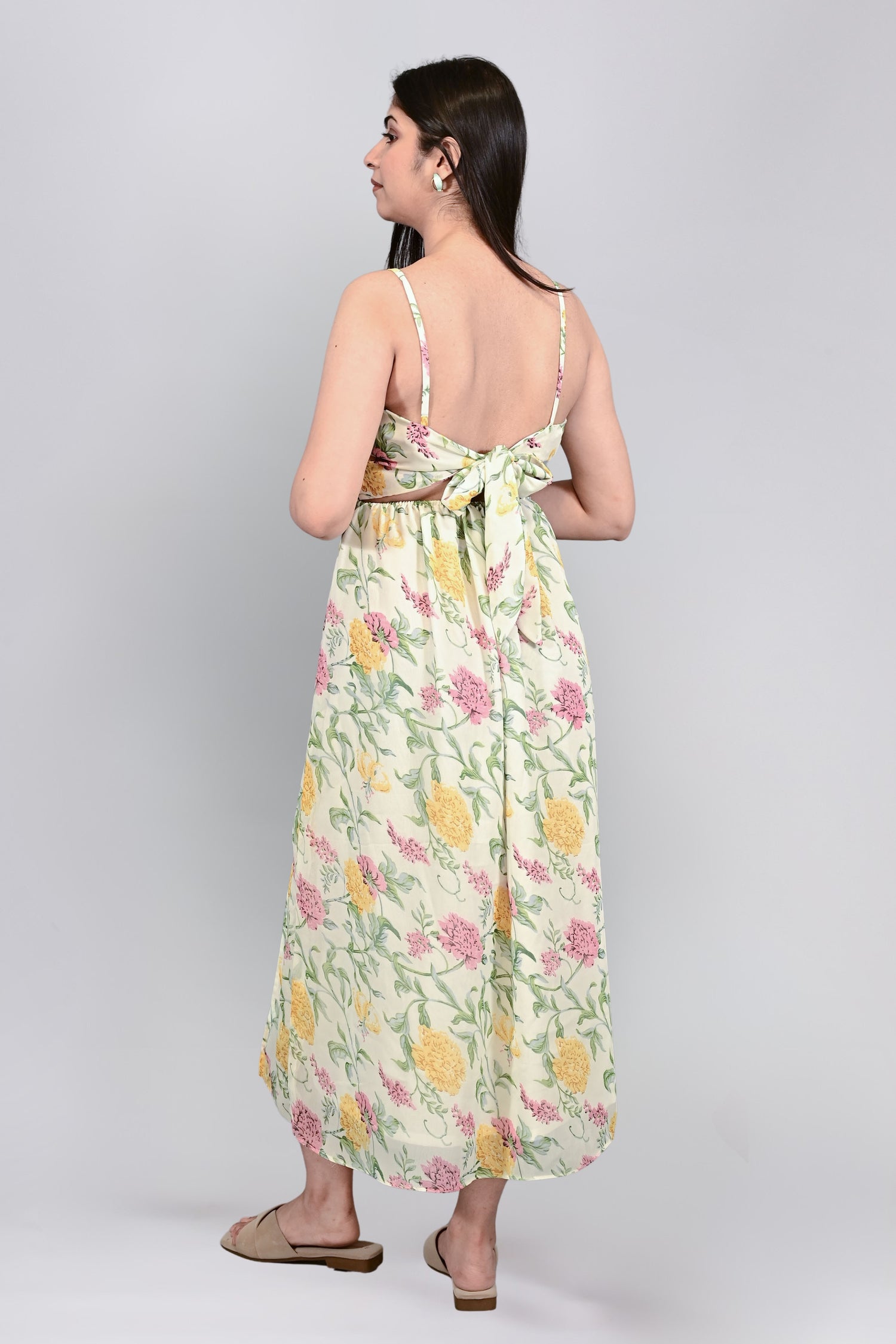 Sunlit Meadow Slit Dress