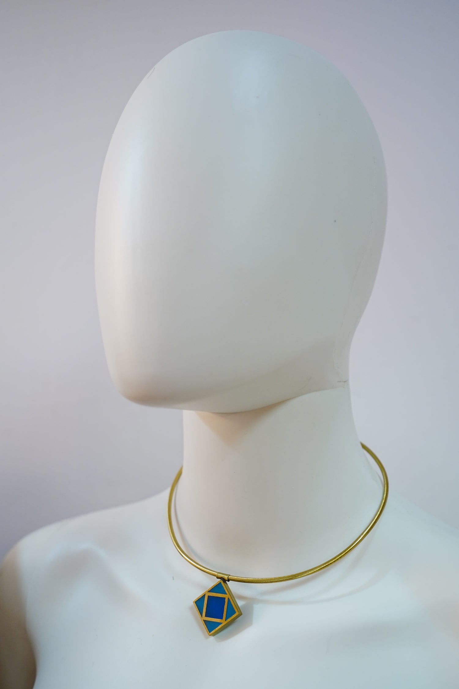 Stud- Platted Brass Hasli (Necklace)