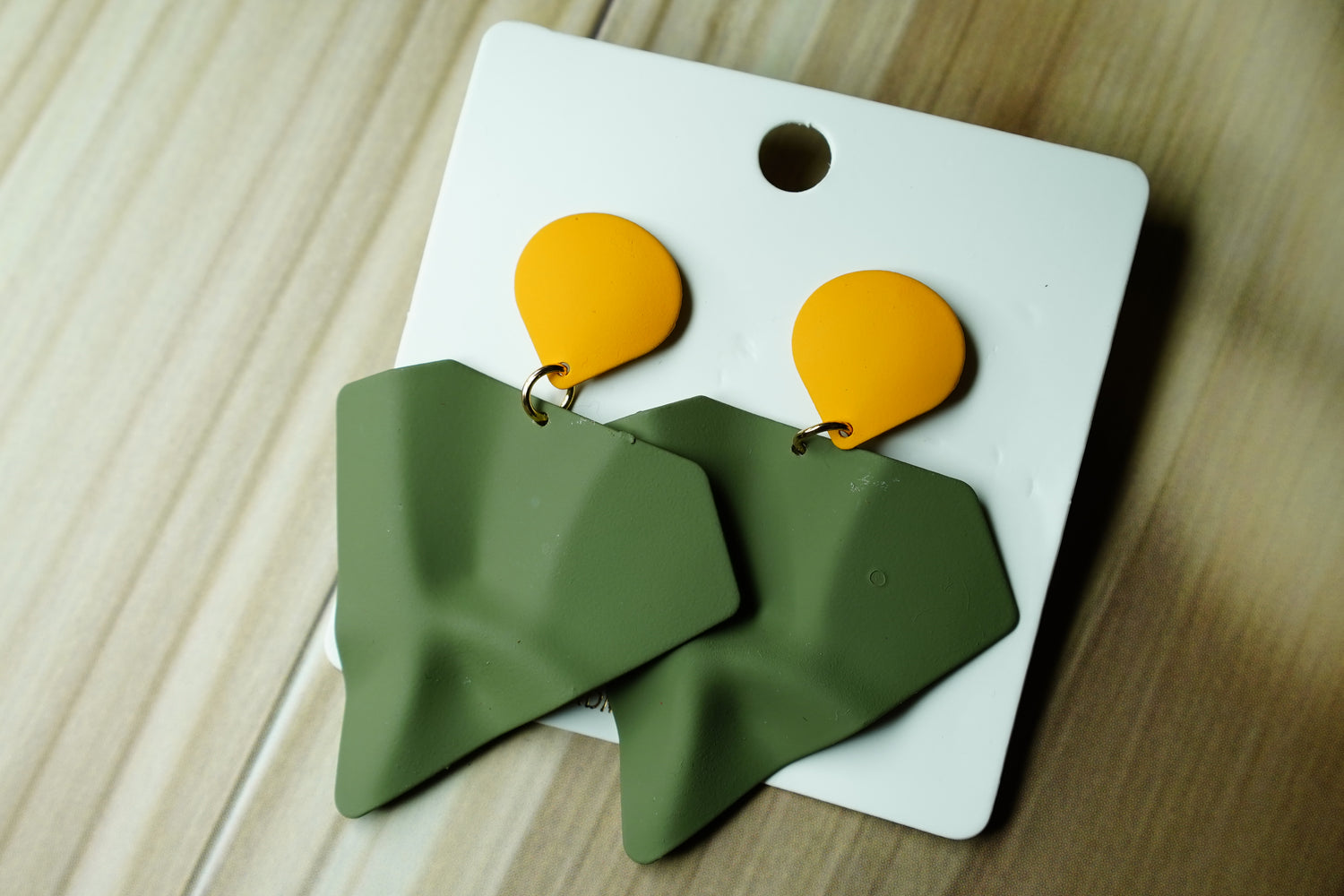 Noir Aura Black Statement Drop Earrings