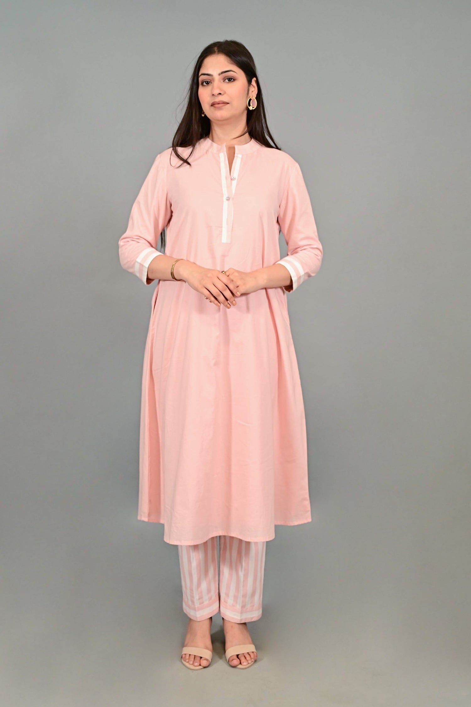 Blush Breeze Kurta Set