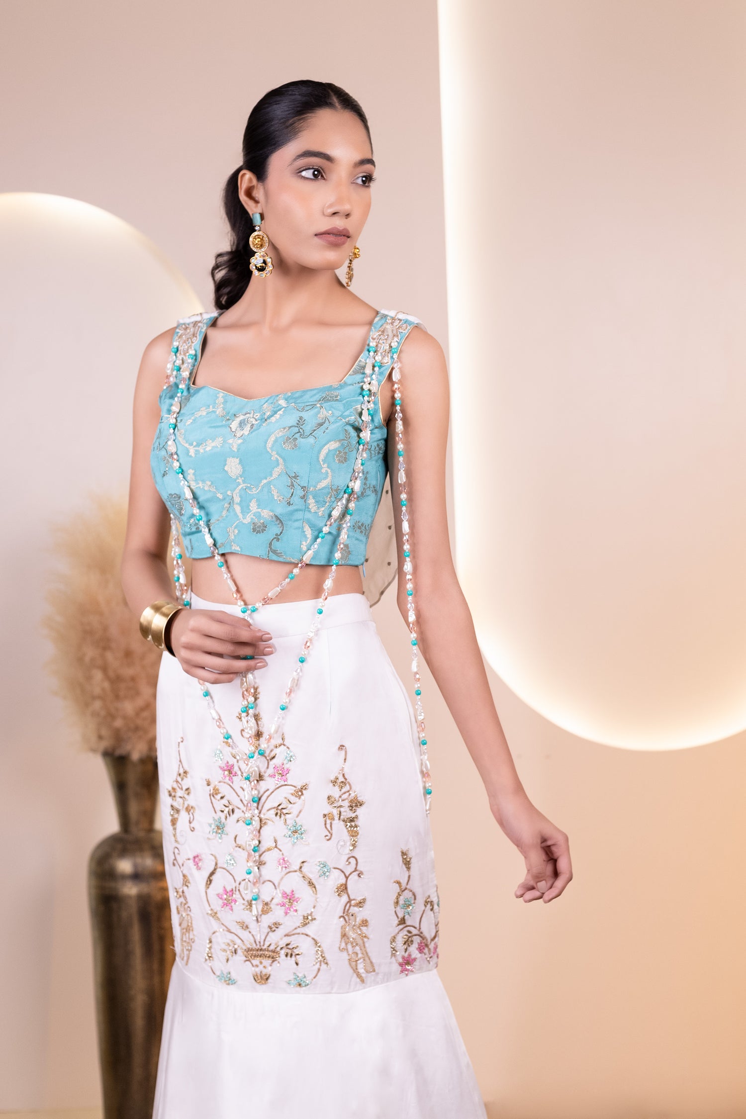 Designer fish tail lehenga set