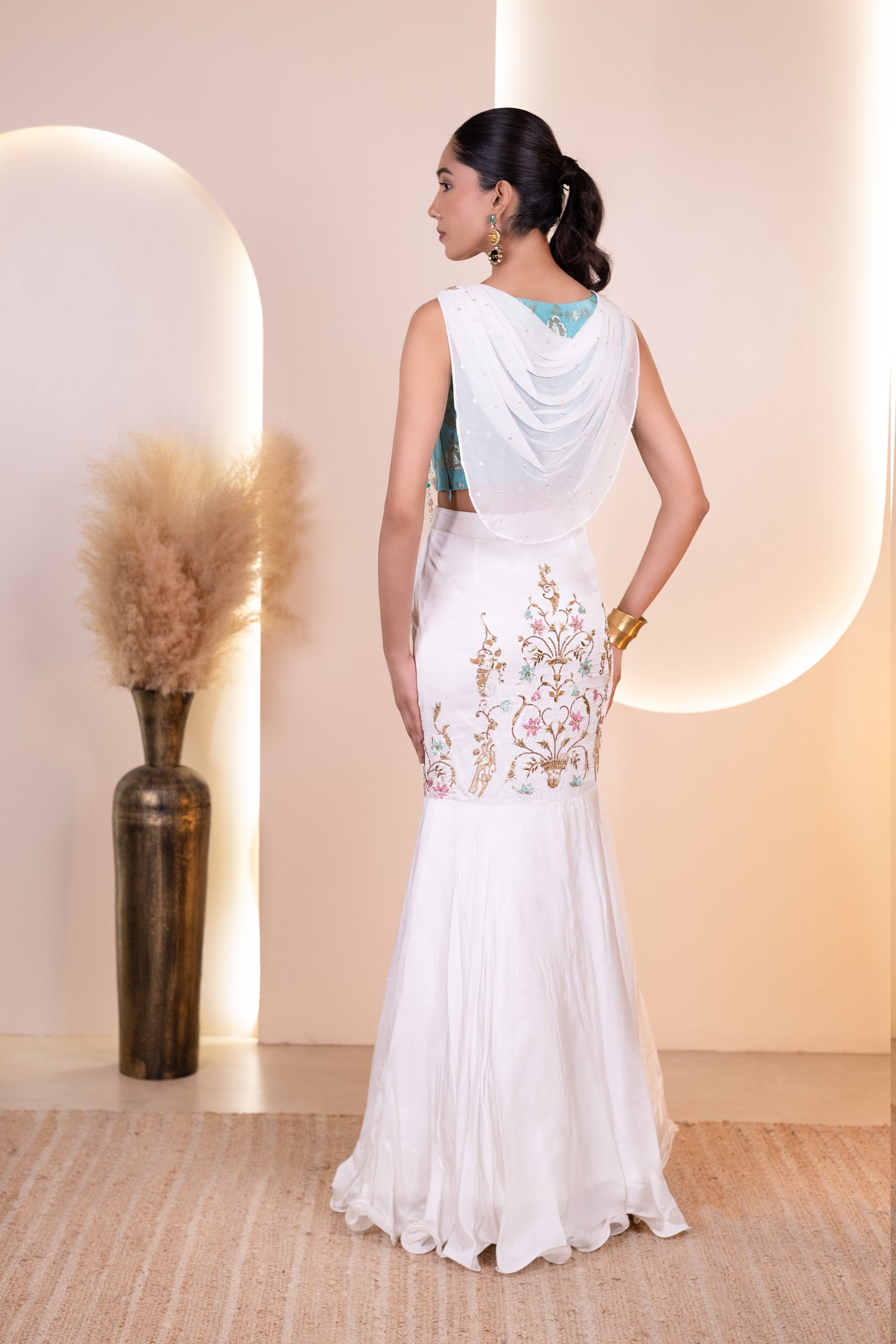 Designer fish tail lehenga set