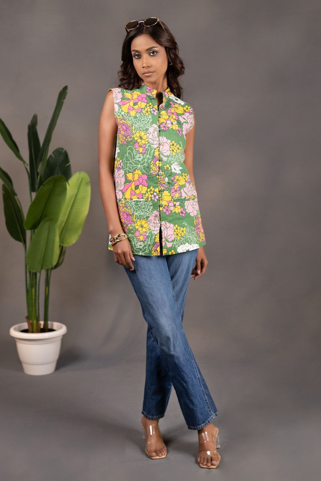 Sleeveless Waist Coat Jacket