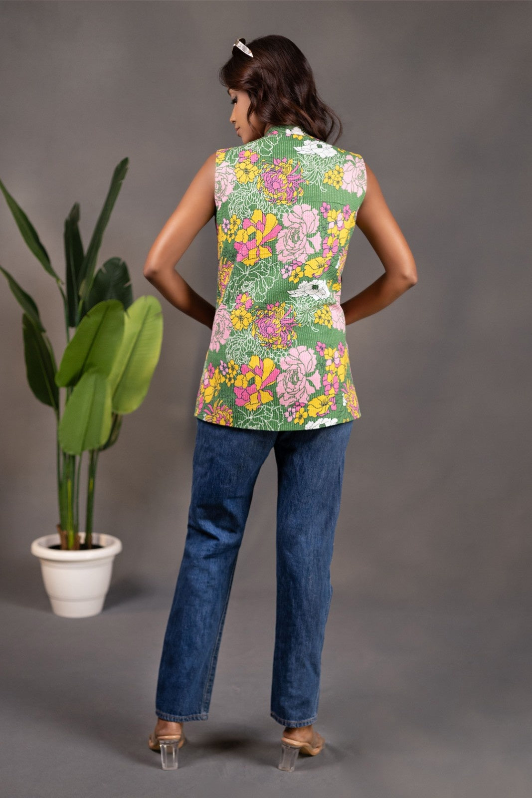 Sleeveless Waist Coat Jacket