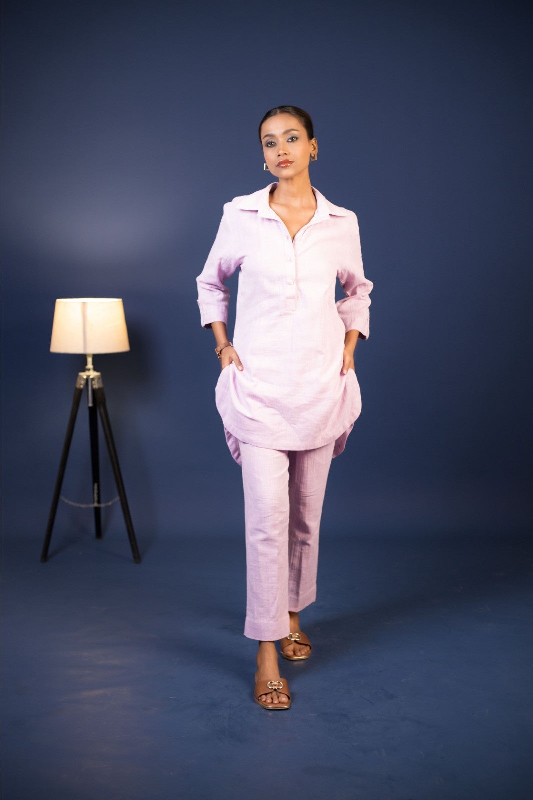 Breezy Bloom Comfort Lilac Co-Ordset
