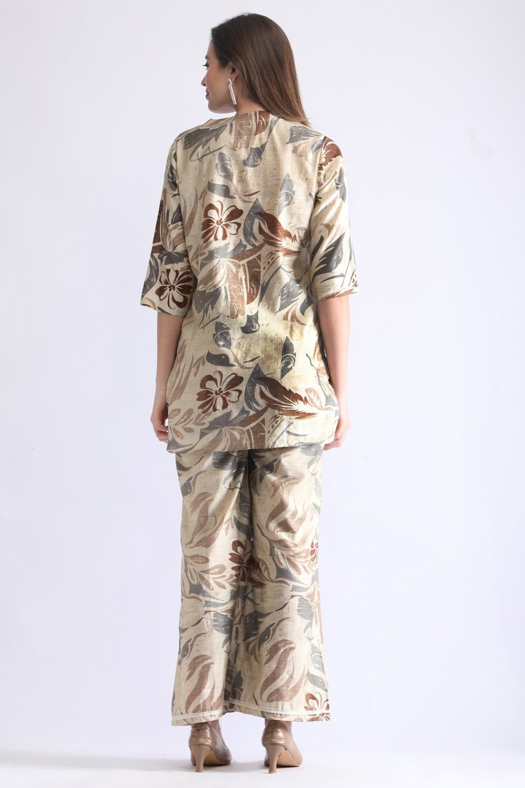 Stylish Printed Top & Pant Co-ord Set