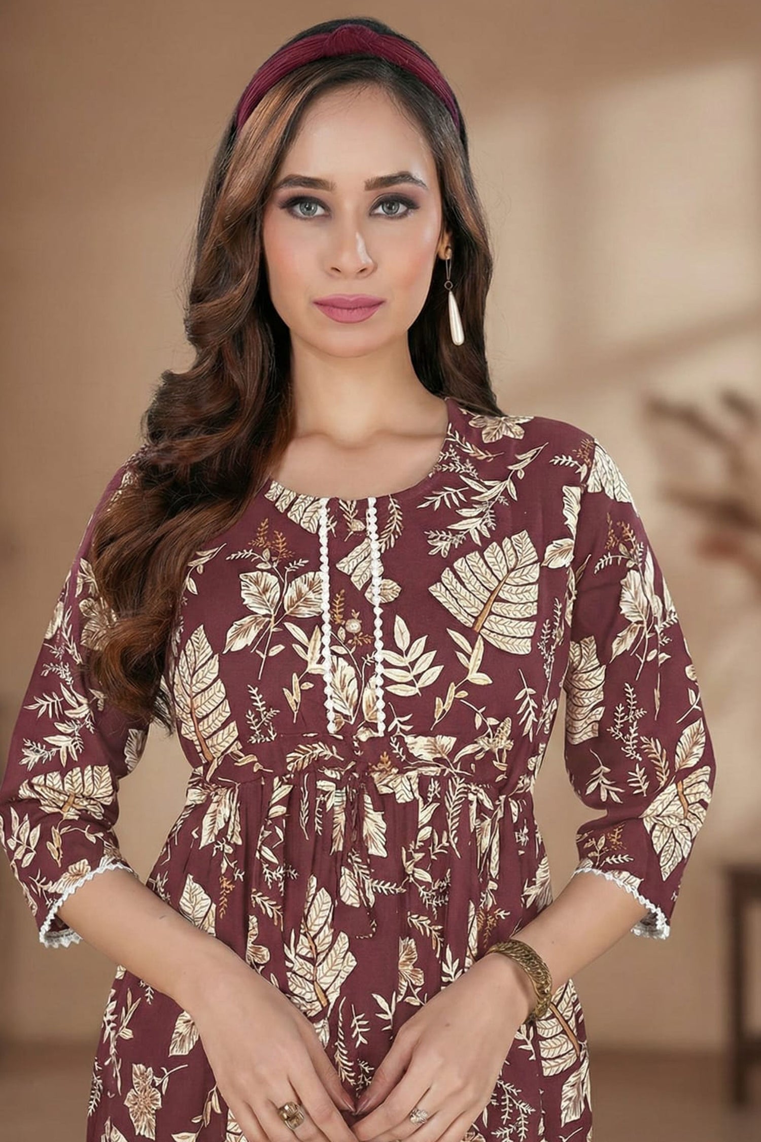 Nature Bloom Kurti