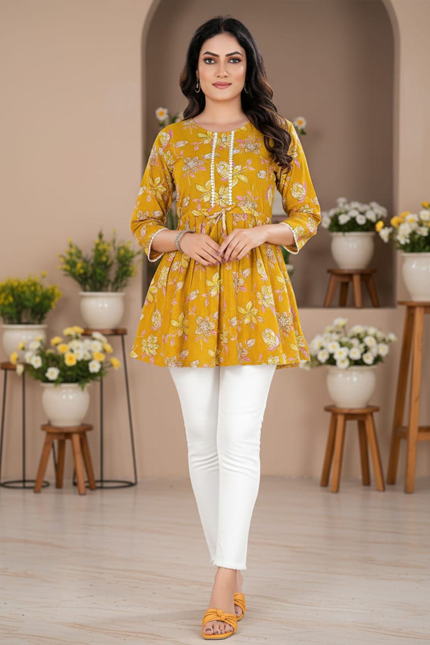 Botanic Muse Kurti