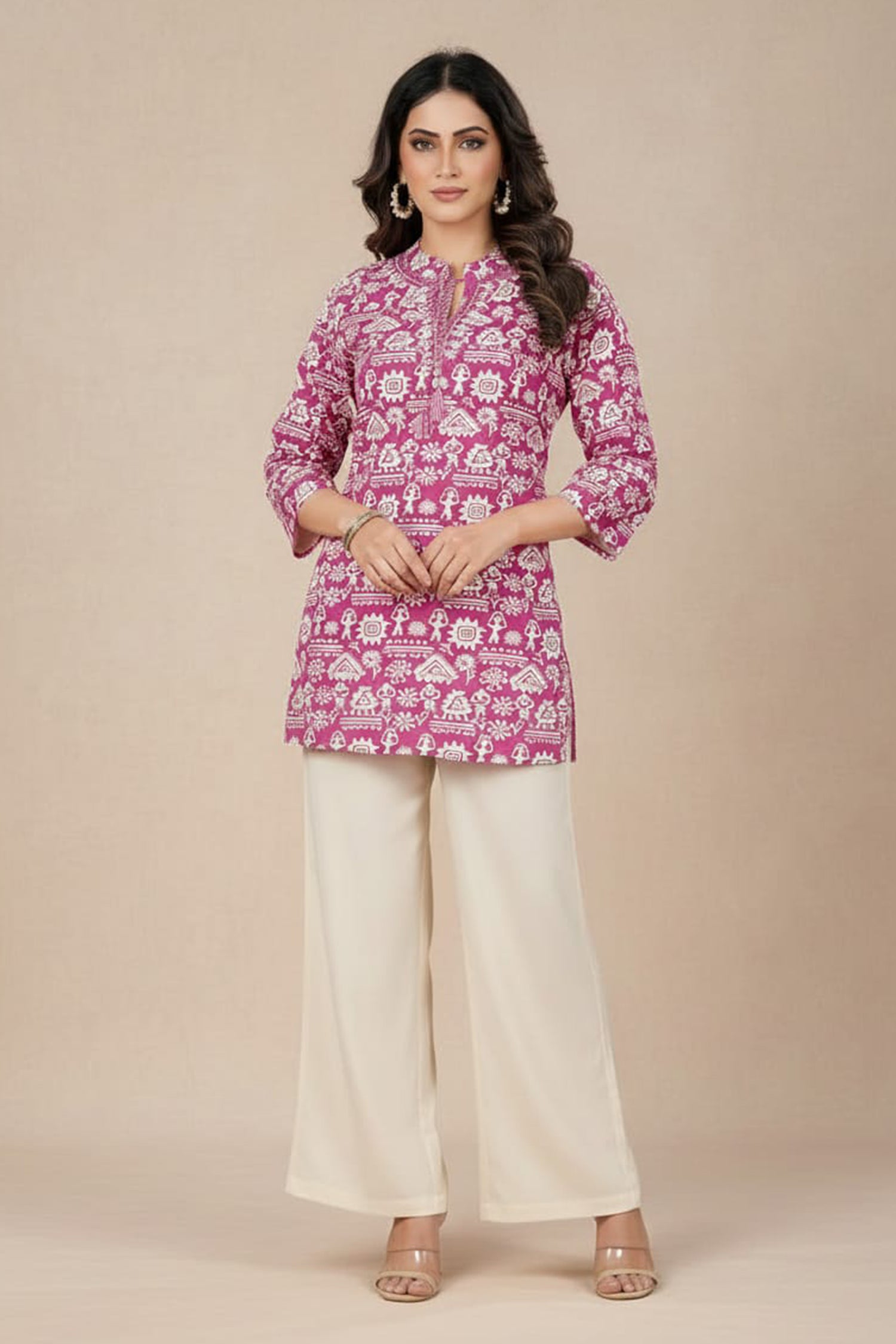 Rose Charm Kurti
