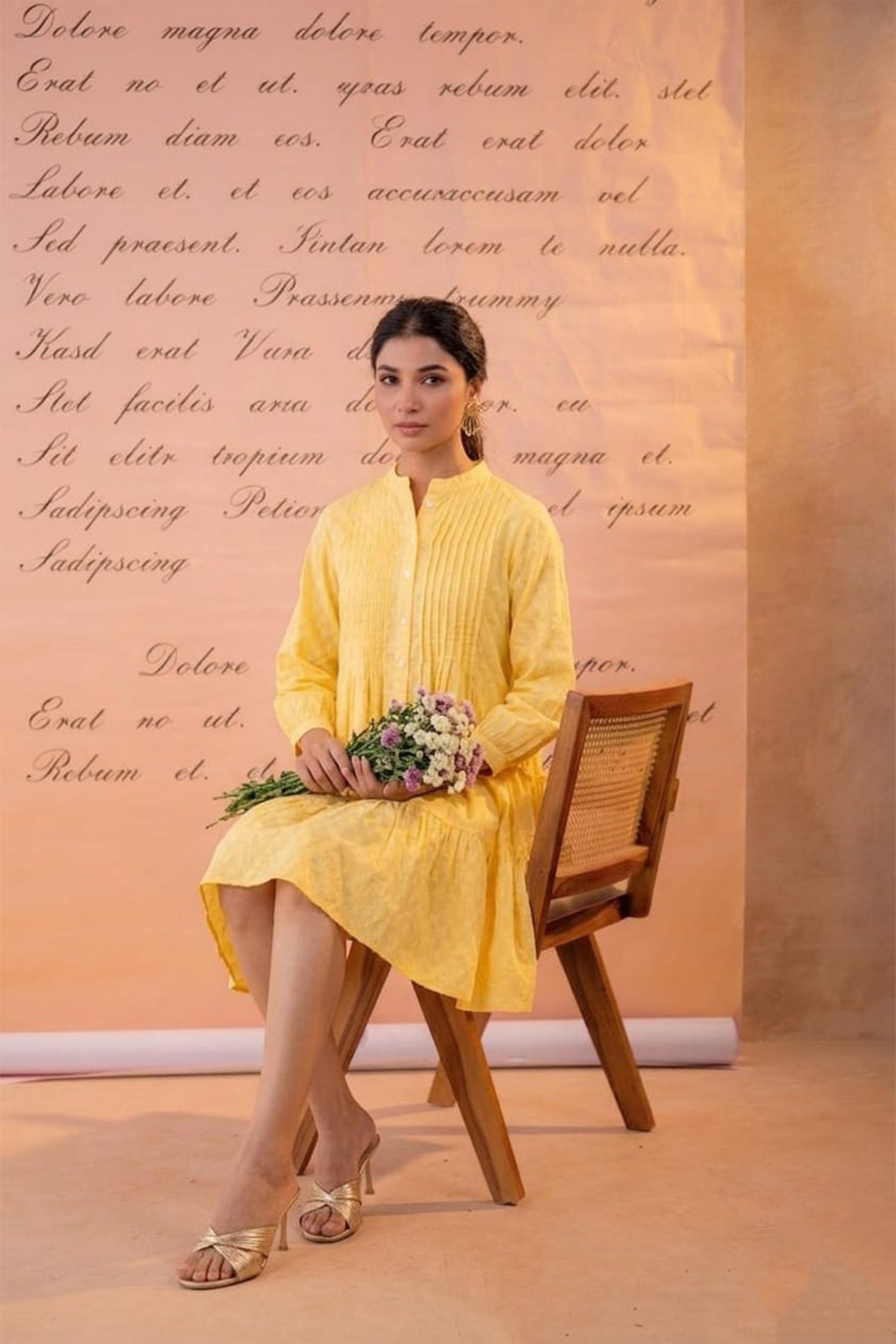 Women Solid Cotton Fit & Flare Knee Length Dress | Casual Shirt Collar Summer Dress