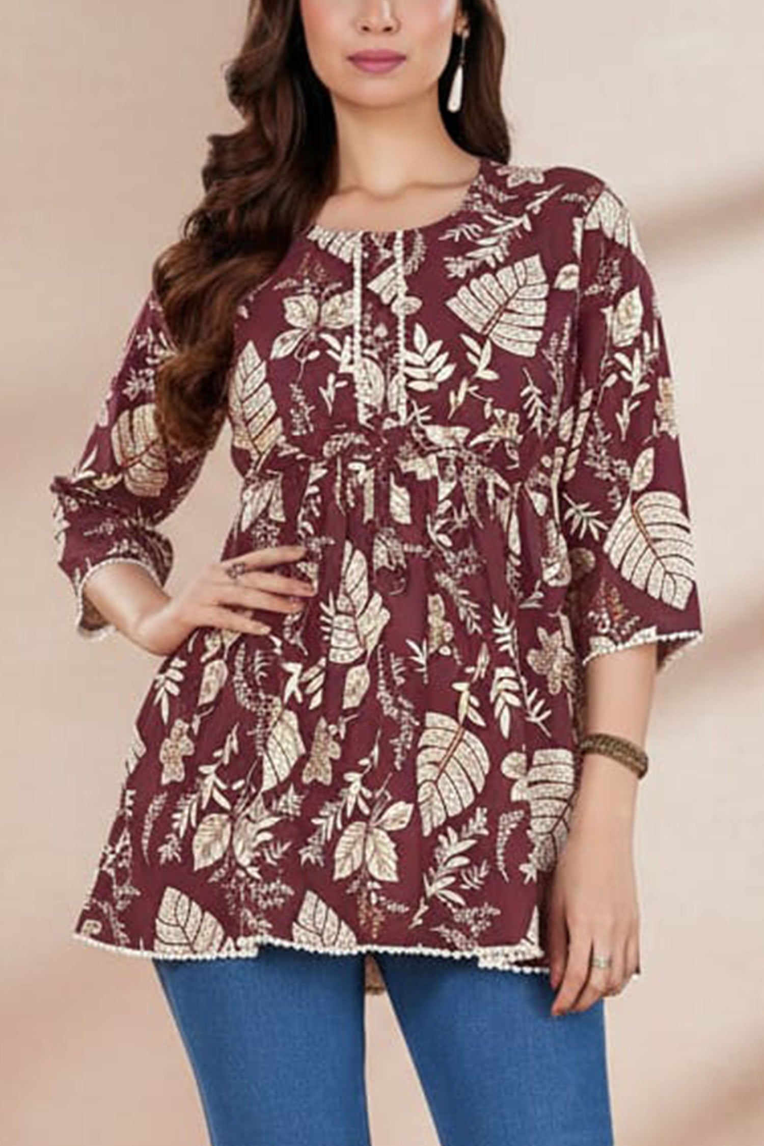 Nature Bloom Kurti