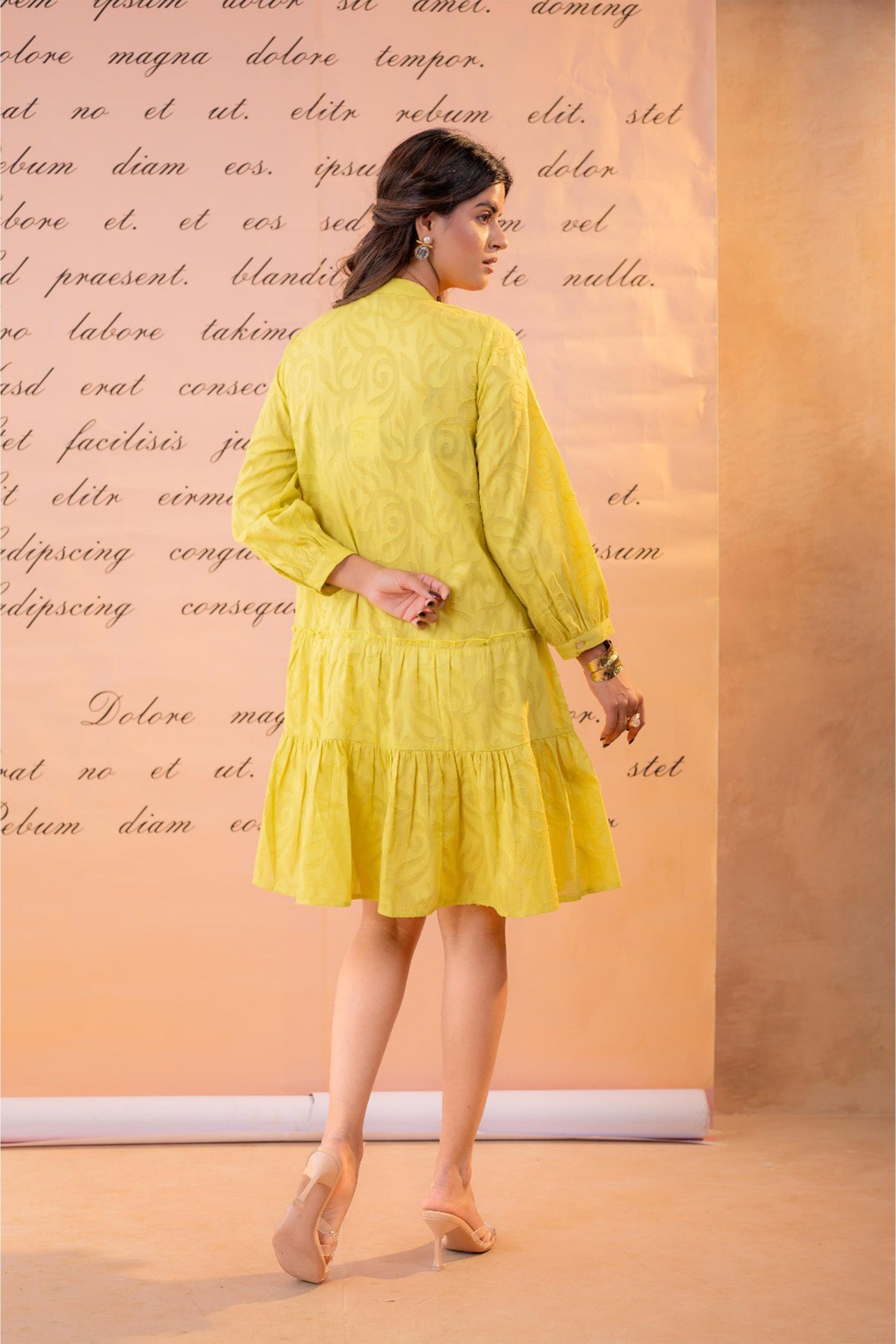 Women Solid Cotton Fit & Flare Knee Length Dress | Casual Shirt Collar Summer Dress
