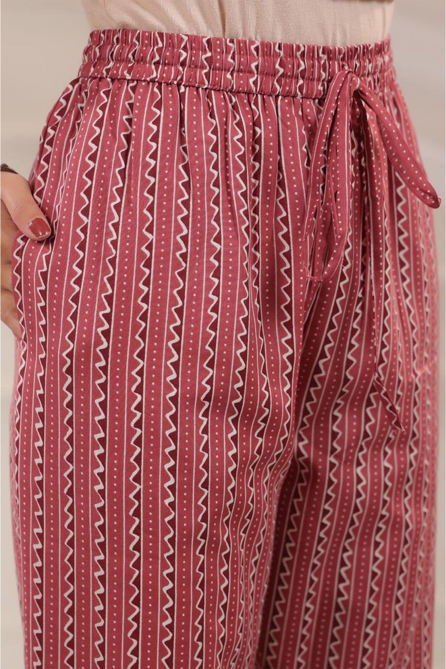 Women Rust Red Printed Kurta Set with Dupatta | Straight Fit Kurta Pant Set | Ethnic Wear for Women
