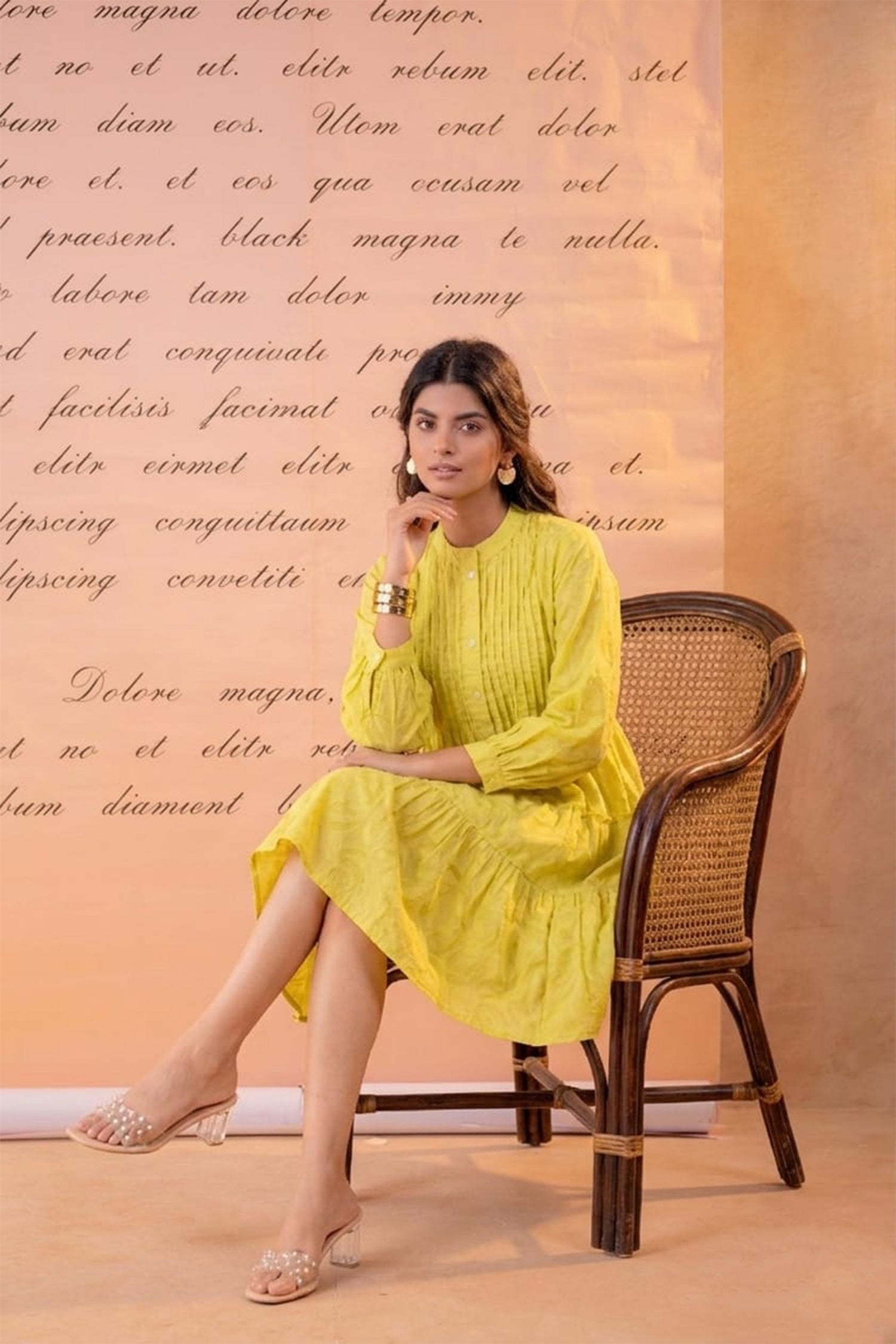 Women Solid Cotton Fit & Flare Knee Length Dress | Casual Shirt Collar Summer Dress