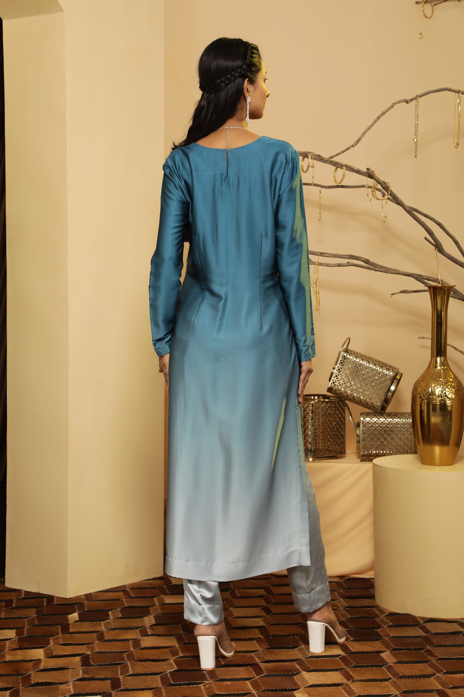 Ombre Kurti Pant Set